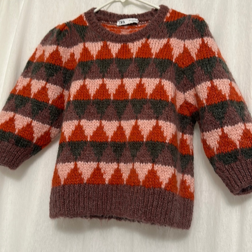 Puffy Sleeve Sweater